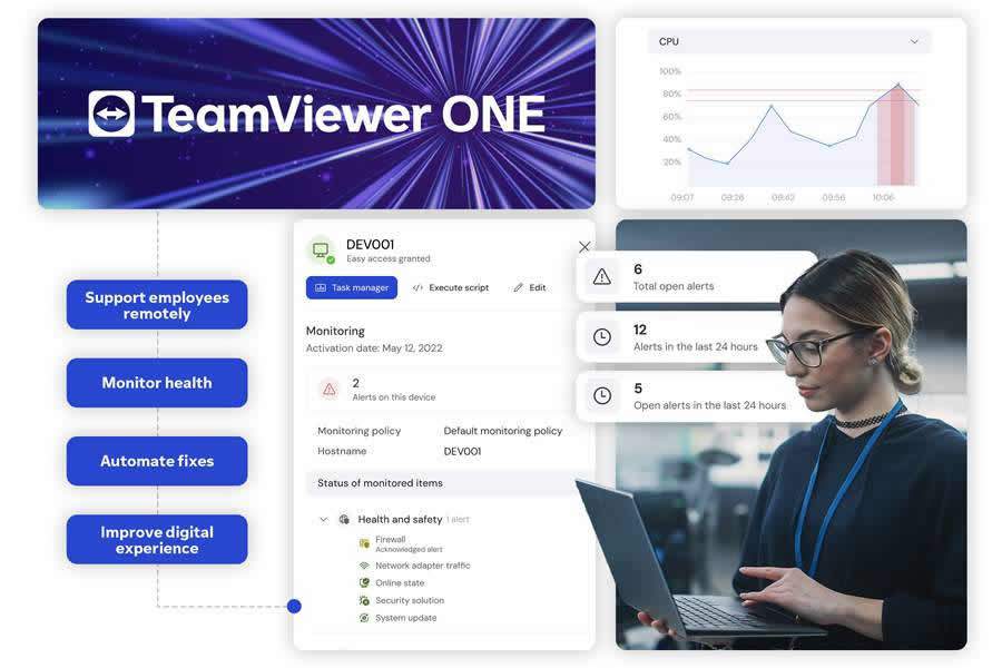 TeamViewer apresenta webinar gratuito TeamViewer ONE para gest&atilde;o unificada de TI