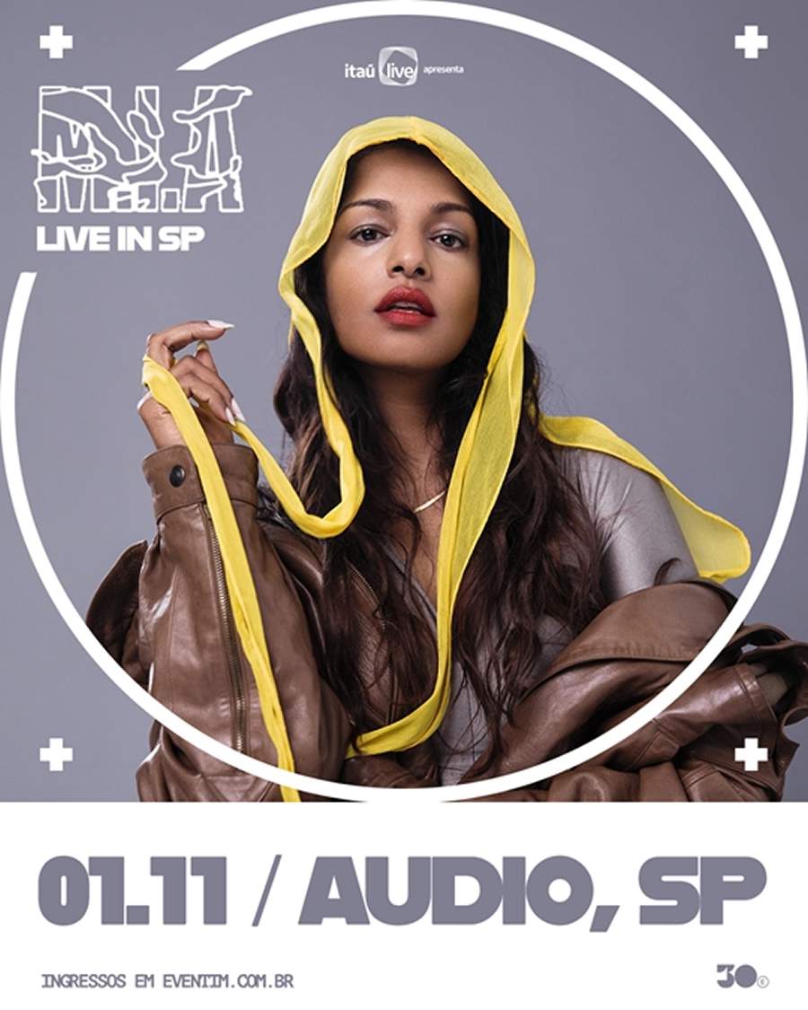 M.I.A. abre vendas para seu show na Audio, em S&atilde;o Paulo