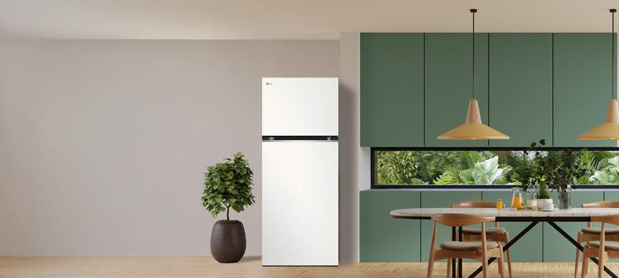 LG amplia portfólio de geladeiras com modelo Duplex branco, foco em eficiência e inovação tecnológica