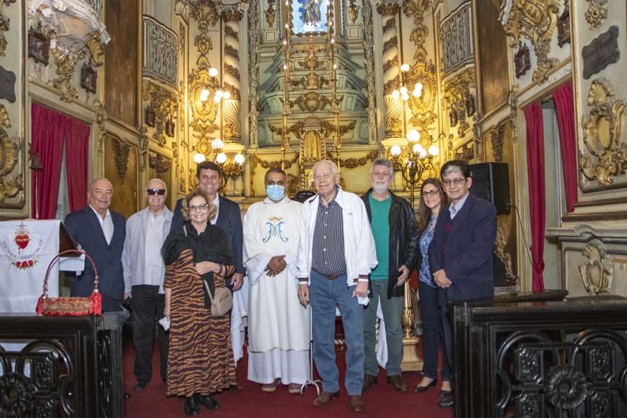 A celebra&ccedil;&atilde;o foi na tradicional e bel&iacute;ssima Igreja Nossa Senhora M&atilde;e dos Homens, no Centro do Rio de Janeiro - Foto: Dalvino Santino