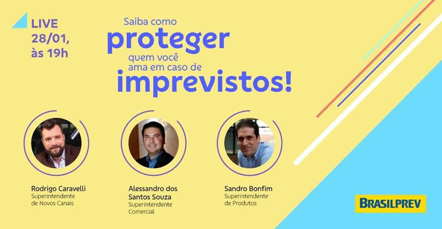 Live Brasilprev explica as coberturas de risco em planos de previd&ecirc;ncia