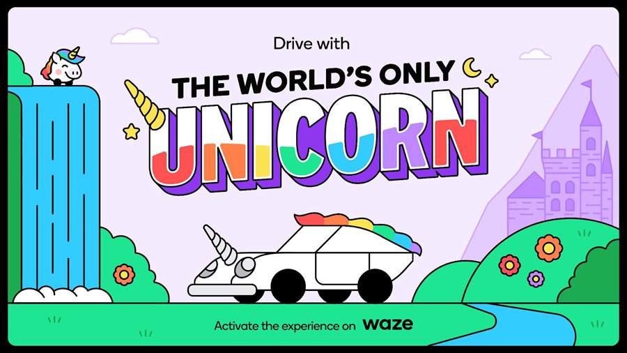 Magia no volante: Waze lan&ccedil;a nova experi&ecirc;ncia de dire&ccedil;&atilde;o com Unic&oacute;rnio