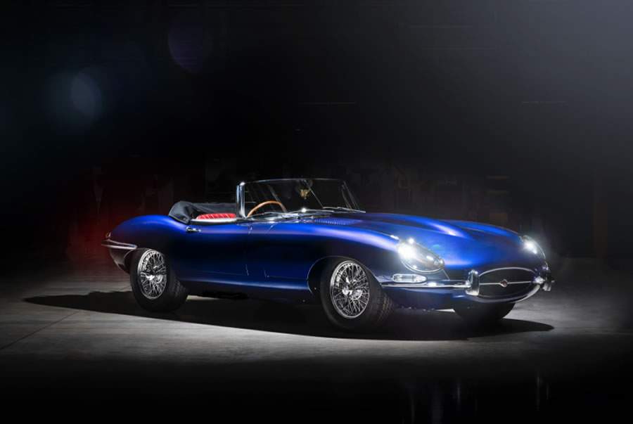 2. JAGUAR ETYPE 1965_Vis&atilde;o frontal
