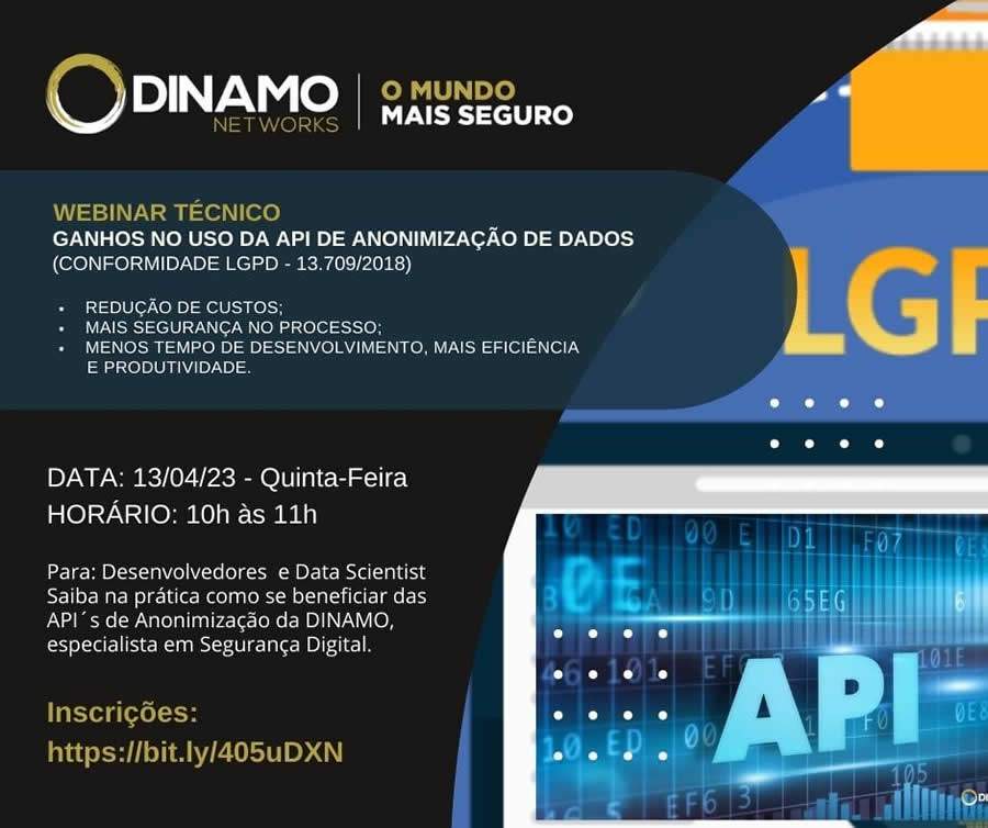 Radar monitora infra&ccedil;&otilde;es da LGPD e DINAMO Networks ensina como a anonimiza&ccedil;&atilde;o de dados, via API, pode proteger neg&oacute;cios