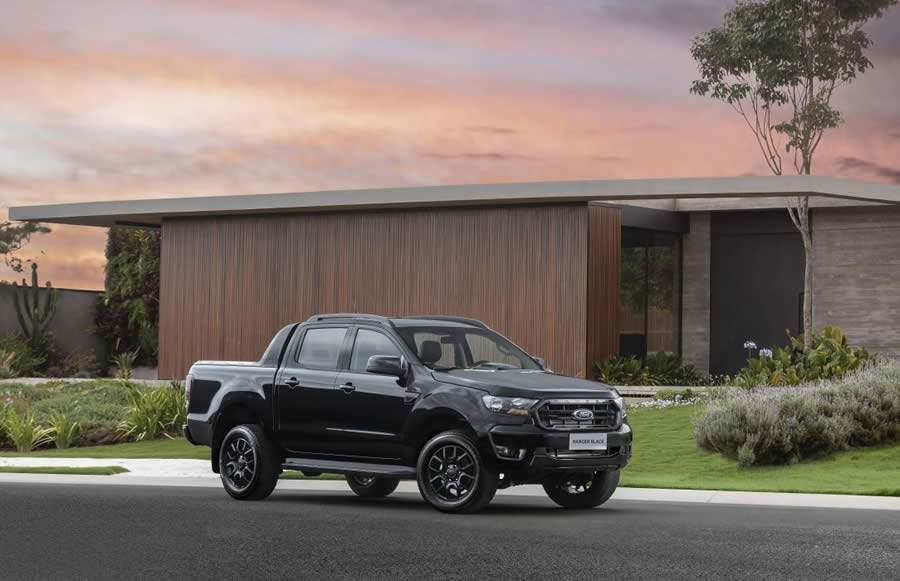 Ford Lan&ccedil;a a Ranger Black, uma Picape Urbana Sofisticada, Exclusiva e Conectada