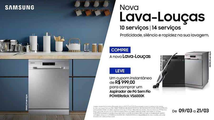 Samsung abre pr&eacute;-venda das primeiras lava-lou&ccedil;as da marca