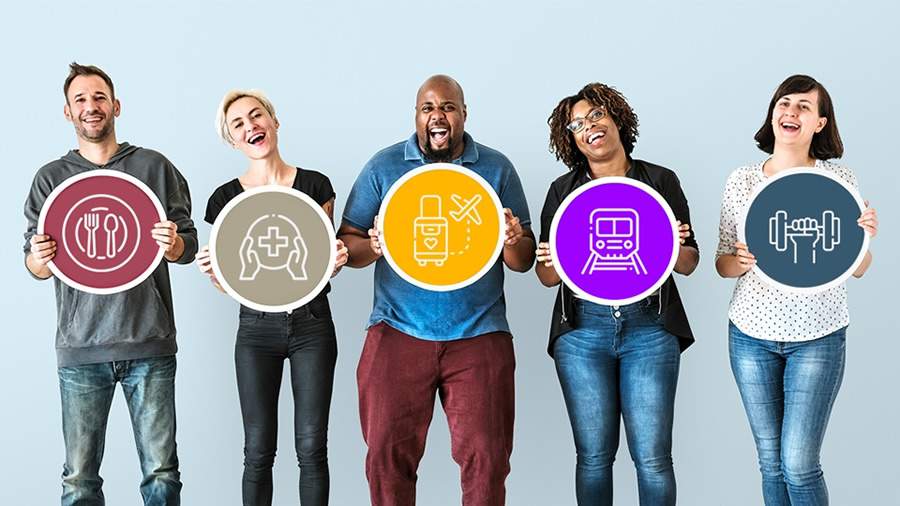 Benefícios corporativos. Crédito da imagem: banco de imagens.