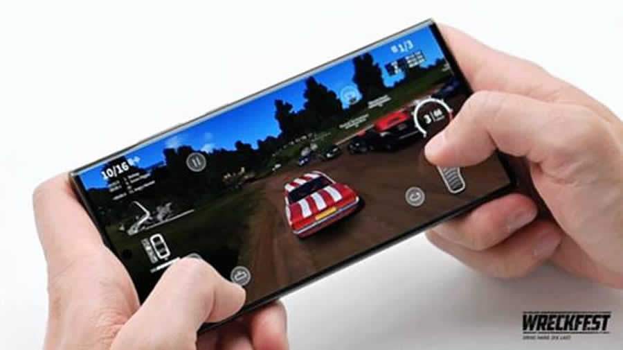  Divirta-se com jogos móveis emocionantes, como o game de corrida repleto de ação Wreckfest1, no Galaxy S23 Ultra 5G. O Galaxy S23 Ultra está equipado com a processador Snapdragon® 8 Gen 2 for Galaxy, que entrega jogabilidade rápida e suave
