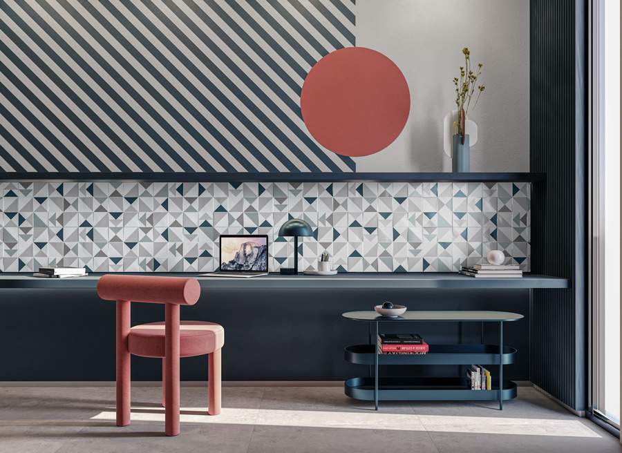 As formas geom&eacute;tricas s&atilde;o atemporais e transitam pelos mais diferentes estilos, padr&otilde;es e texturas. Descontra&iacute;das, seu uso dispensa regras e formalidades. Podem ser exploradas de forma quase ilimitada em grandes planos ou pequenos detalhes, valorizando ainda mais os espa&ccedil;os e quebrando a monotonia. Seguindo esta ideia, os revestimentos da linha Artline (30 x 90 cm) trazem formas geom&eacute;tricas triangulares em tr&ecirc;s tonalidades sobre um relevo modular, todas combinando com branco e cinza