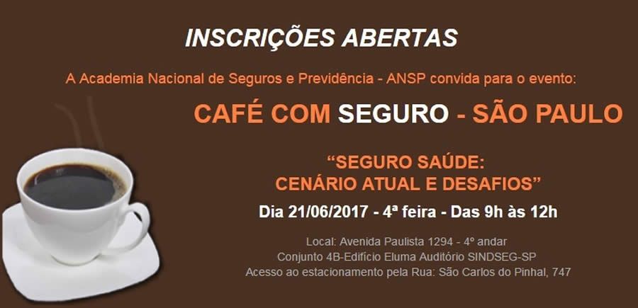 “Seguro Saúde: cenário atual e desafios” será o tema do próximo Café com Seguro