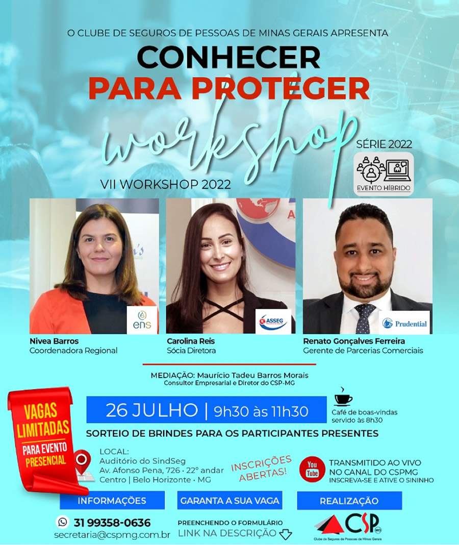 ENS, Asseg e Prudential participam de workshop do CSP-MG