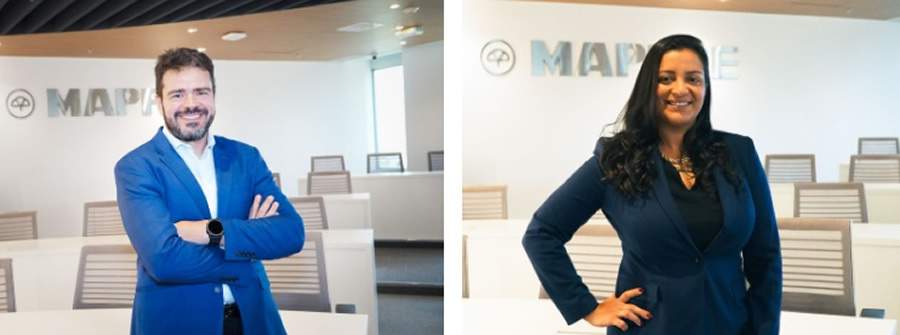  Andr&eacute; Caselli, diretor-geral de TI e Aline Miranda superintendente de governan&ccedil;a em TI.