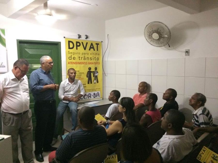 Sincor-BA leva atendimento DPVAT para comunidade em parceria com DETRAN-BA