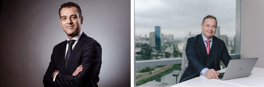 Fabiano Sardá, da MAWDY e Roberto de Antoni, da MAPFRE