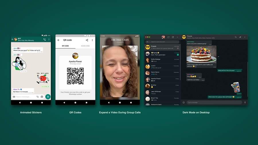 WhatsApp  - Novidades: figurinhas animadas, c&oacute;digo QR e muito mais