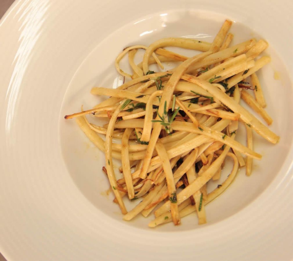 Espaguete de Palmito com Ervas