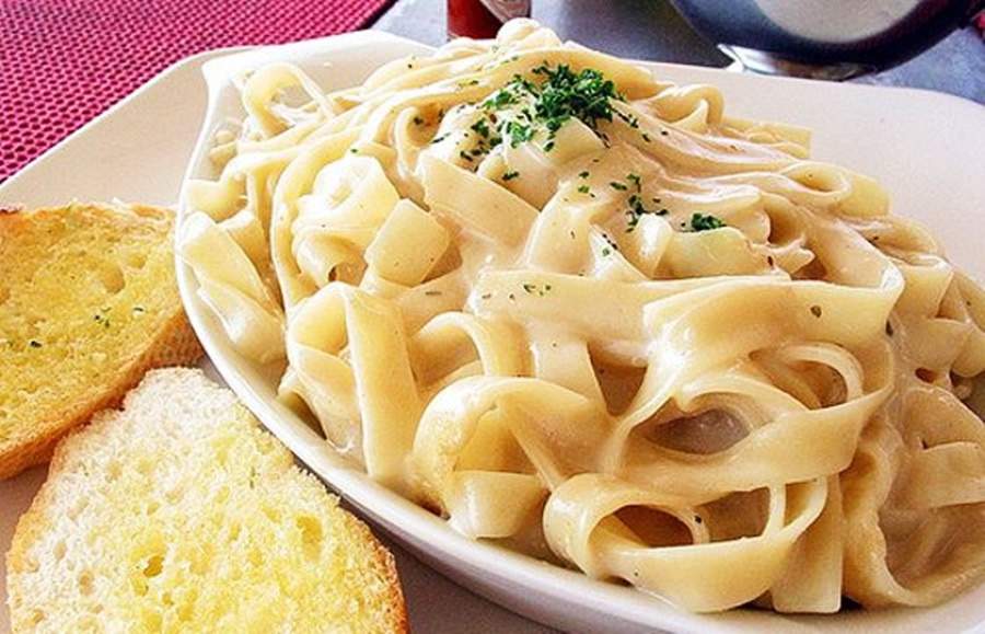 Foto ilustrativa de macarr&atilde;o penne ao creme de nata - Divulga&ccedil;&atilde;o