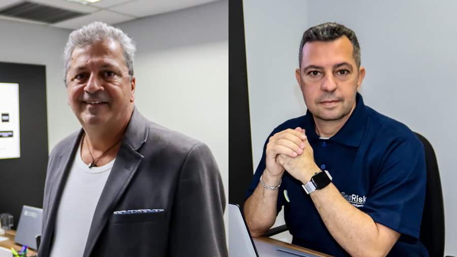 Diretor Executivo do Grupo ForRisk, Umile Ritacco, e o Diretor Operacional, Daniel Figueiredo / Foto: Divulga&ccedil;&atilde;o 