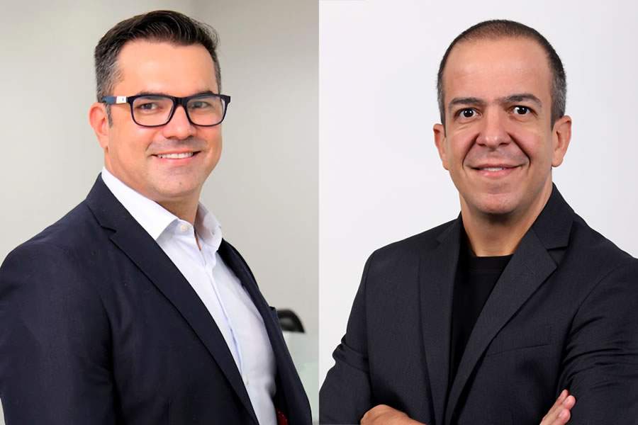 Wesley Andrade, diretor Comercial da regi&atilde;o Minas Gerais e Centro-Oeste da Porto, Bruno Le&atilde;o, gerente da Sucursal de Minas Gerais da Porto