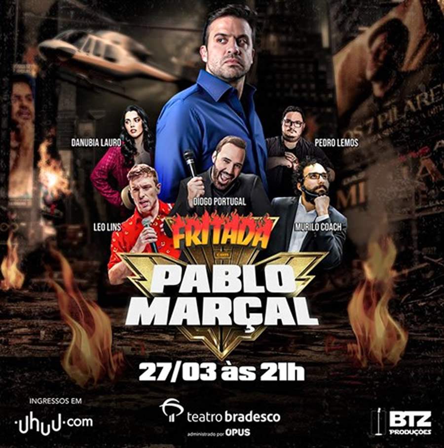 Diogo Portugal Chega ao Palco do Teatro Bradesco Com o Seu Show “Fritada”