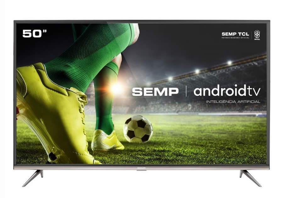 SEMP lan&ccedil;a nova Android TV 4K SK8300 com intelig&ecirc;ncia artificial e Chromecast integrado para a Semana do Brasil