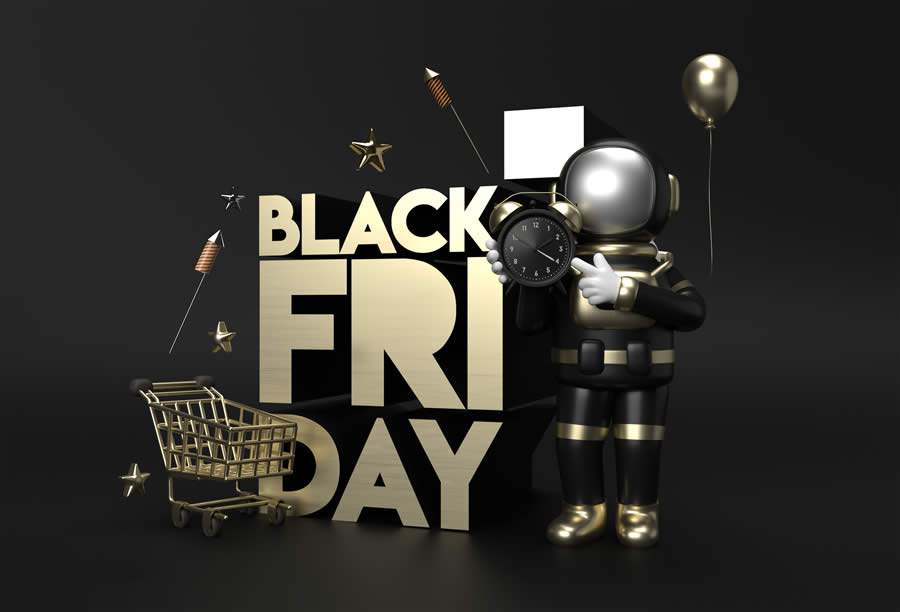 A Black Friday &eacute; realizada anualmente sempre na &uacute;ltima sexta-feira de novembro - Freepik