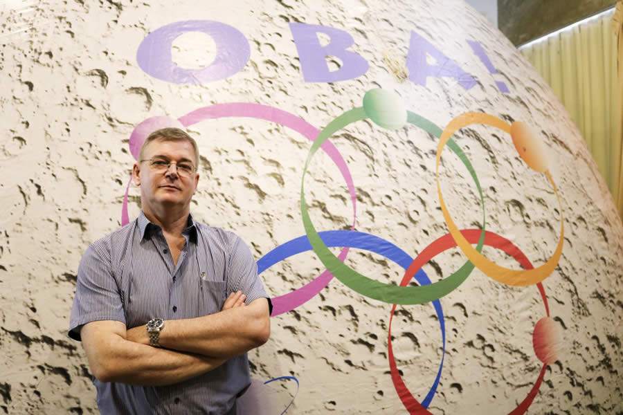 Professor João Canalle - Coordenador da OBA - Por Oseias Barbosa