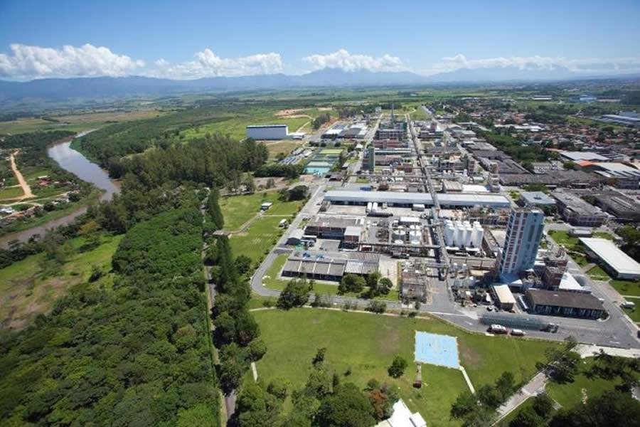Fábrica da BASF em Guaratinguetá