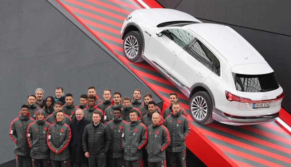 FC Bayern conhece o Audi e-tron