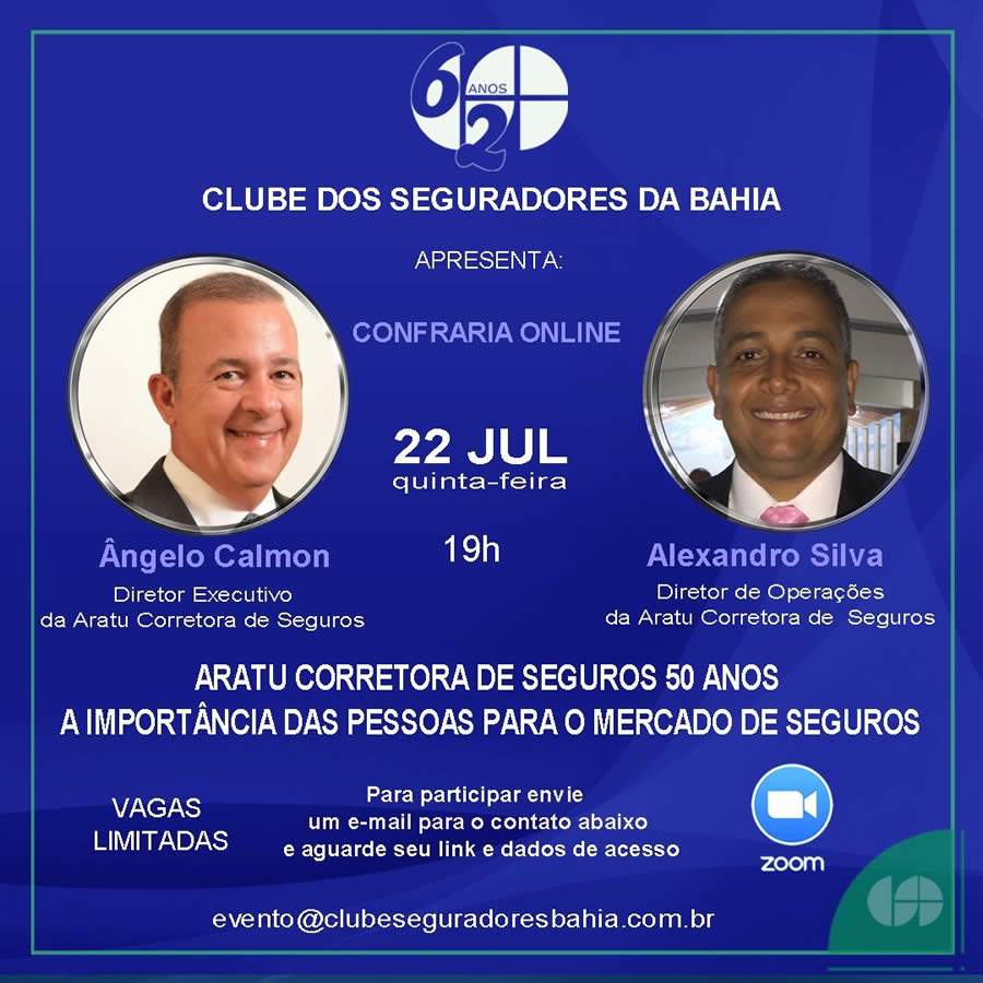 Clube dos Seguradores da Bahia recebe executivos da Aratu Corretora de Seguros