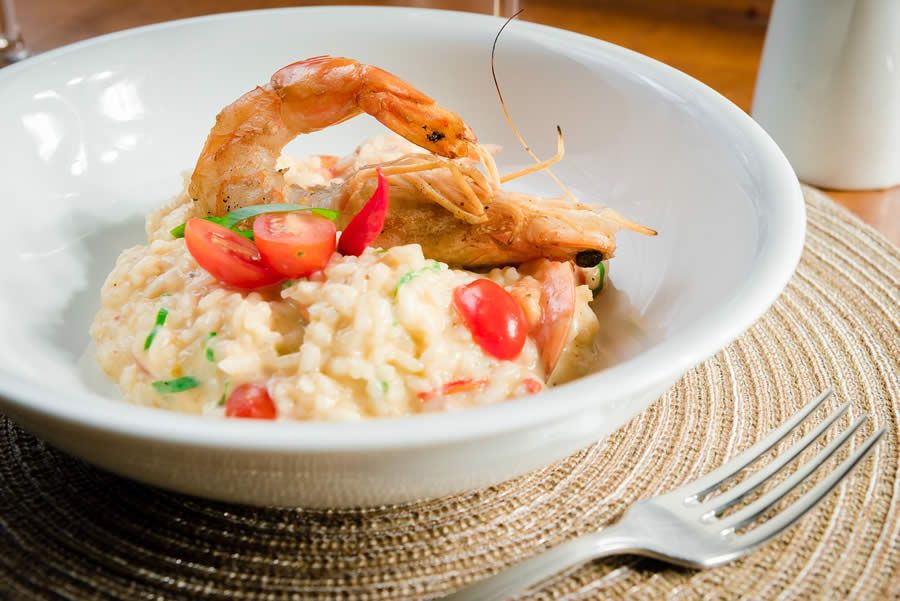 Risotto di Gamberoni alla Diavola