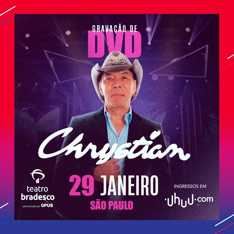 Chrystian Grava Dvd da Carreira Solo no Teatro Bradesco em SP