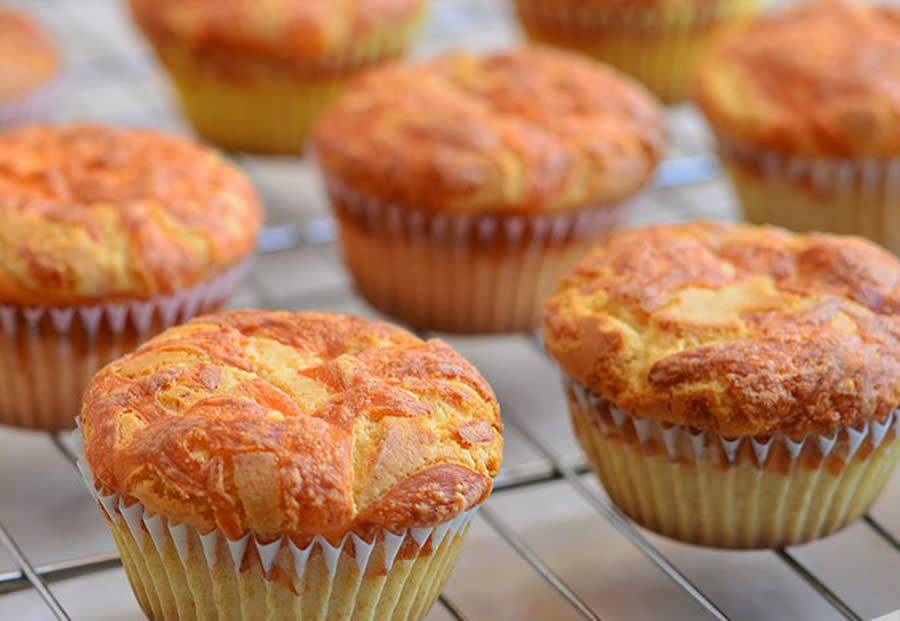 Legenda da Imagem: Cupcake de Queijo Reino Regina 