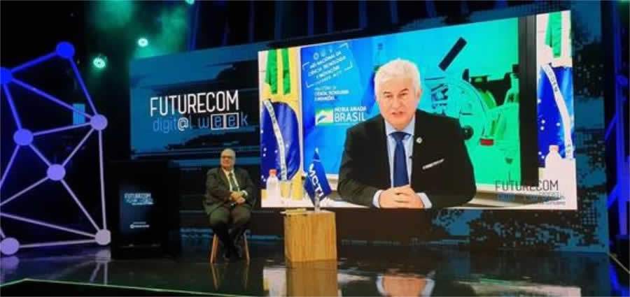 O futuro &eacute; do conhecimento e da tecnologia, diz ministro Marcos Pontes em solenidade de abertura do Futurecom