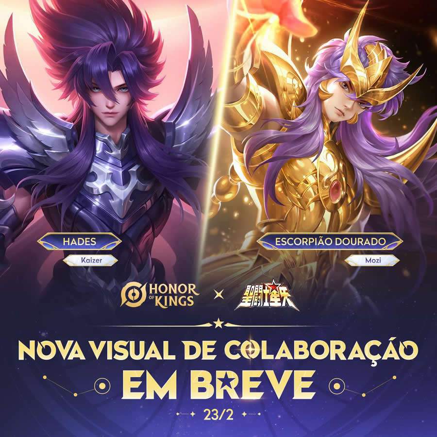 Honor of Kings eleva seu cosmo mais uma vez em colabora&ccedil;&atilde;o com Cavaleiros do Zod&iacute;aco