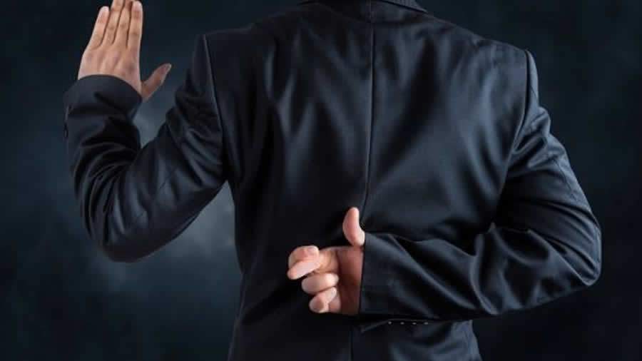 A mentira e o perj&uacute;rio