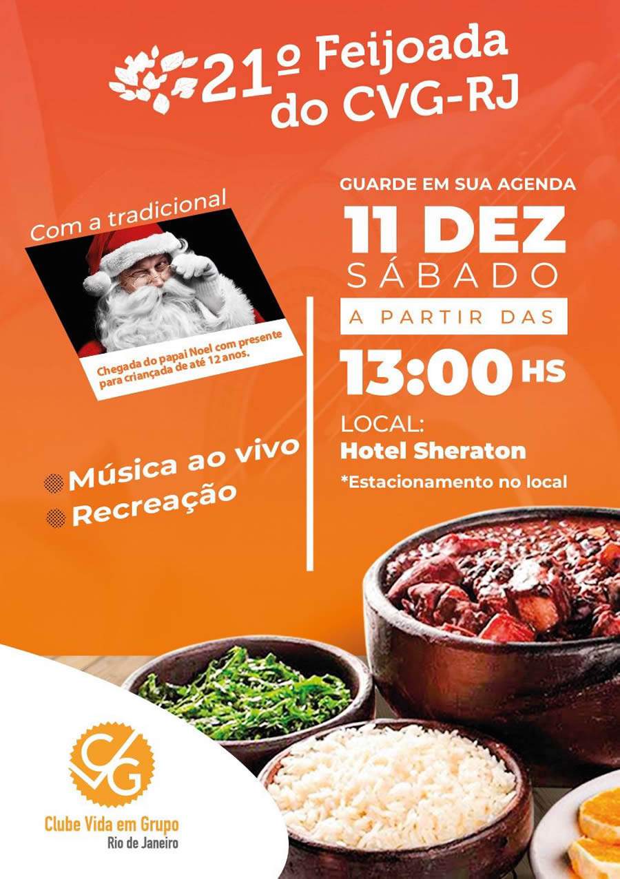 CVG-RJ anuncia 21&ordf; Feijoada