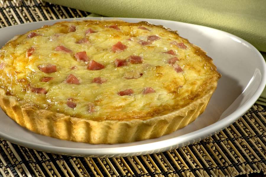 Quiche de Presunto com Queijo - Divulga&ccedil;&atilde;o Piraqu&ecirc;