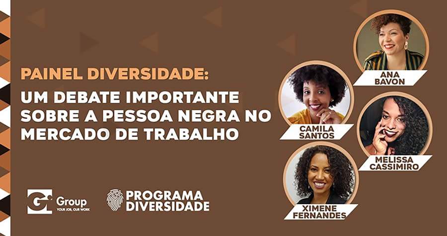 Oportunidades de carreira para pessoas negras em debate no Painel Diversidade da Gi Group Brasil
