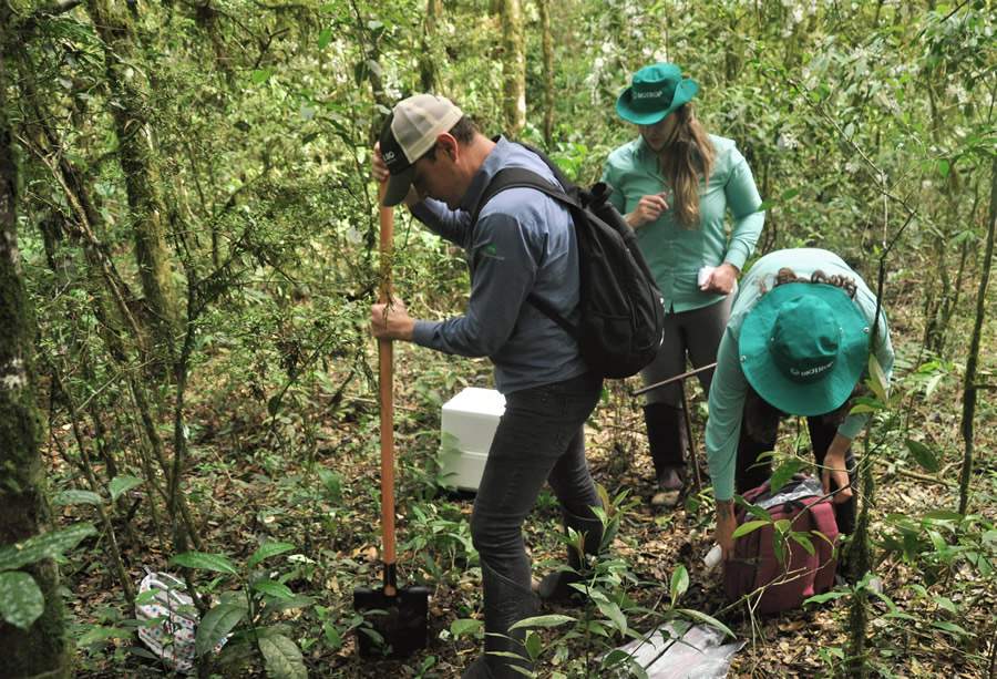 Equipe durante expedi&ccedil;&atilde;o