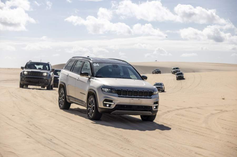 Jeep&reg; mostra toda a capacidade do Renegade, Commander e Compass nos caminhos do Nordeste brasileiro