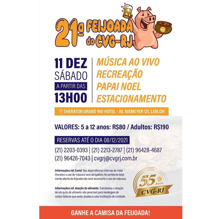 Faltam cinco dias para feijoada mais famosa do mercado de seguros