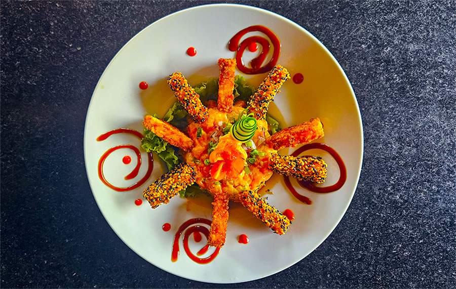 Crispy Thay Pitanga, dos Chefs Marcelo Carlos e Samuel, do Pitanga Ilhabela - Divulga&ccedil;&atilde;o.