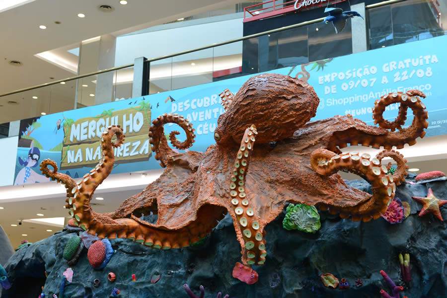 Shopping An&aacute;lia Franco recebe exposi&ccedil;&atilde;o cultural Mergulho na Natureza