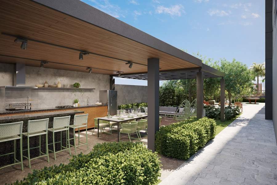 Espa&ccedil;o gourmet com churrasqueira - Divulga&ccedil;&atilde;o