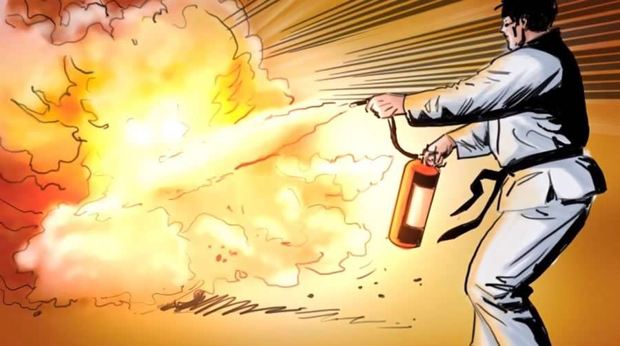 Lutador garante tranquilidade de cin&eacute;filos em nova anima&ccedil;&atilde;o da&nbsp;SOMPO criada para salas de cinema&nbsp;