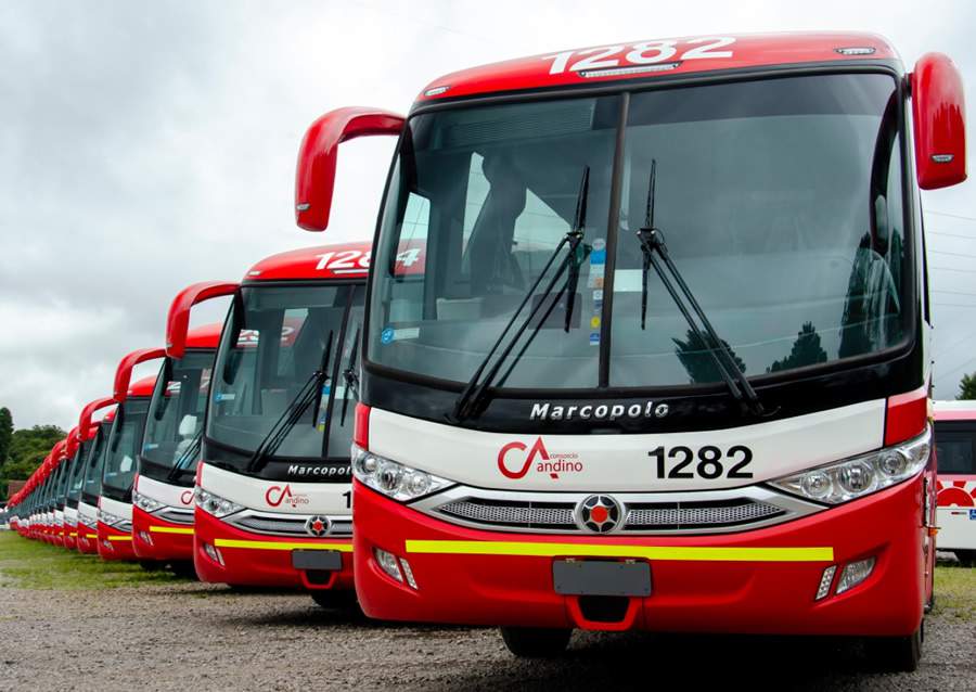 Mercedes-Benz exporta 328 &ocirc;nibus para servi&ccedil;o de fretamento em minera&ccedil;&atilde;o no Chile