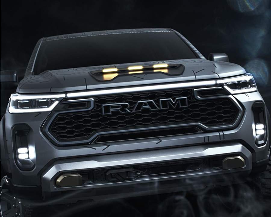 Ram Dakota Nightfall Concept antecipa nova picape média que irá surpreender o Brasil em 2026