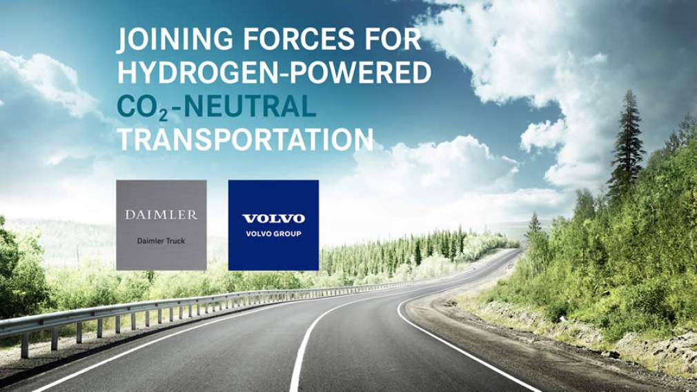 Daimler e Volvo assinam acordo para joint venture de células de combustível