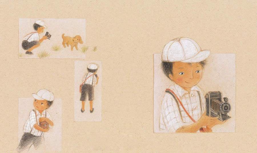 A m&aacute;quina de retrato (Moderna, 2019) Ilustra&ccedil;&atilde;o: L&uacute;cia Hiratsuka